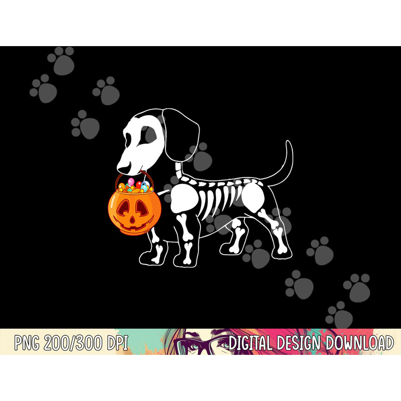 Dachshund Skeleton Halloween Happy Pumpkin png,sublimation copy.jpg