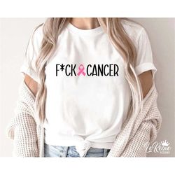 breast cancer svg, fuck cancer, awareness, ribbon, cricut, silhouette, instant download