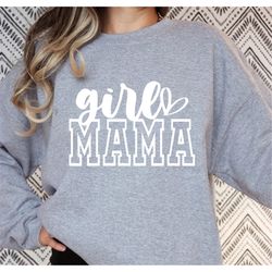 girl mama svg, mama svg, girl mom svg, raising my girl gang svg, mother's day svg, girl mom shirt svg, raising wildflowe