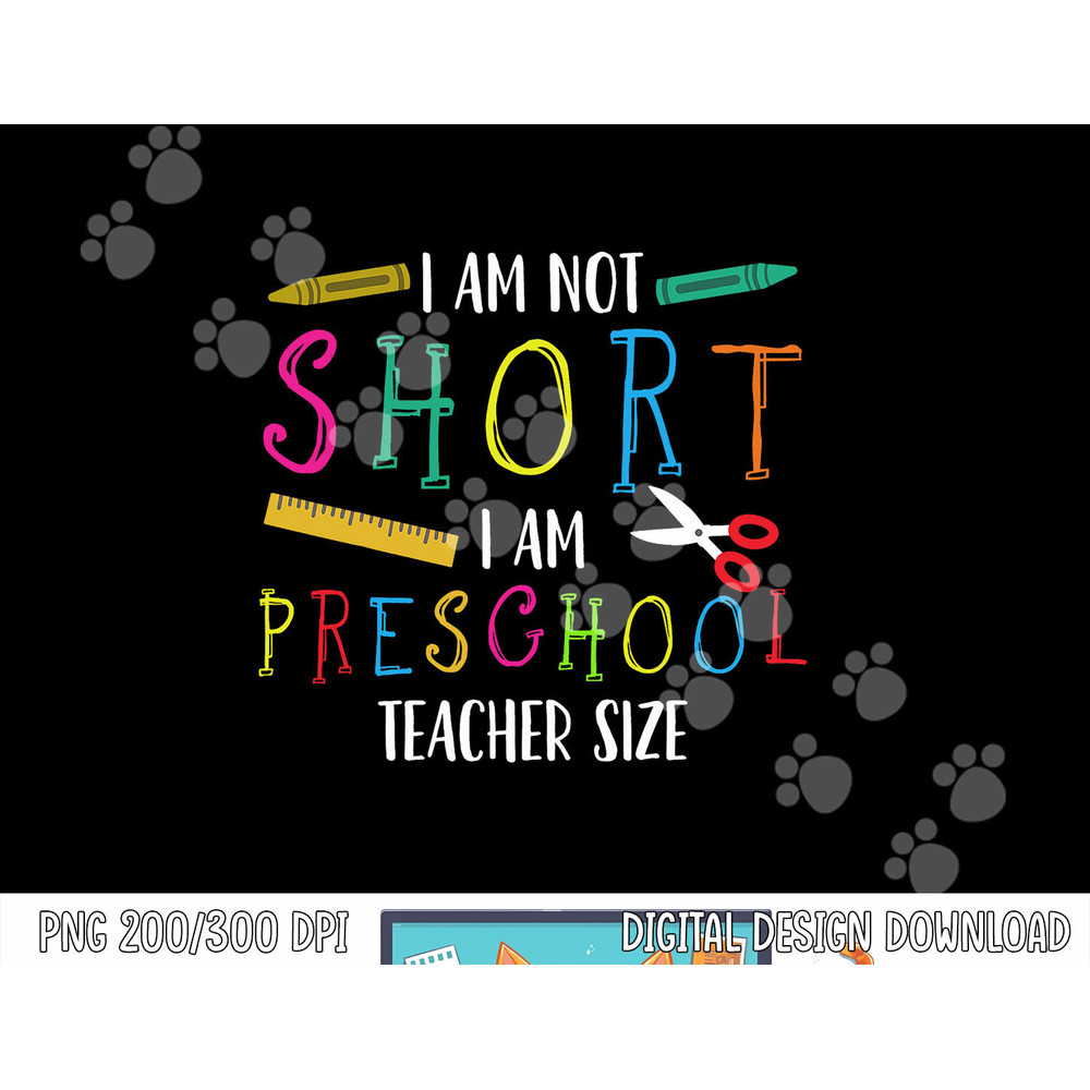Preschool Teacher Short Pre-K Teacher png, sublimation copy.jpg