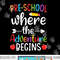 Preschool Where The Adventure Begins Shirt Pre-K Teacher png, sublimation copy.jpg