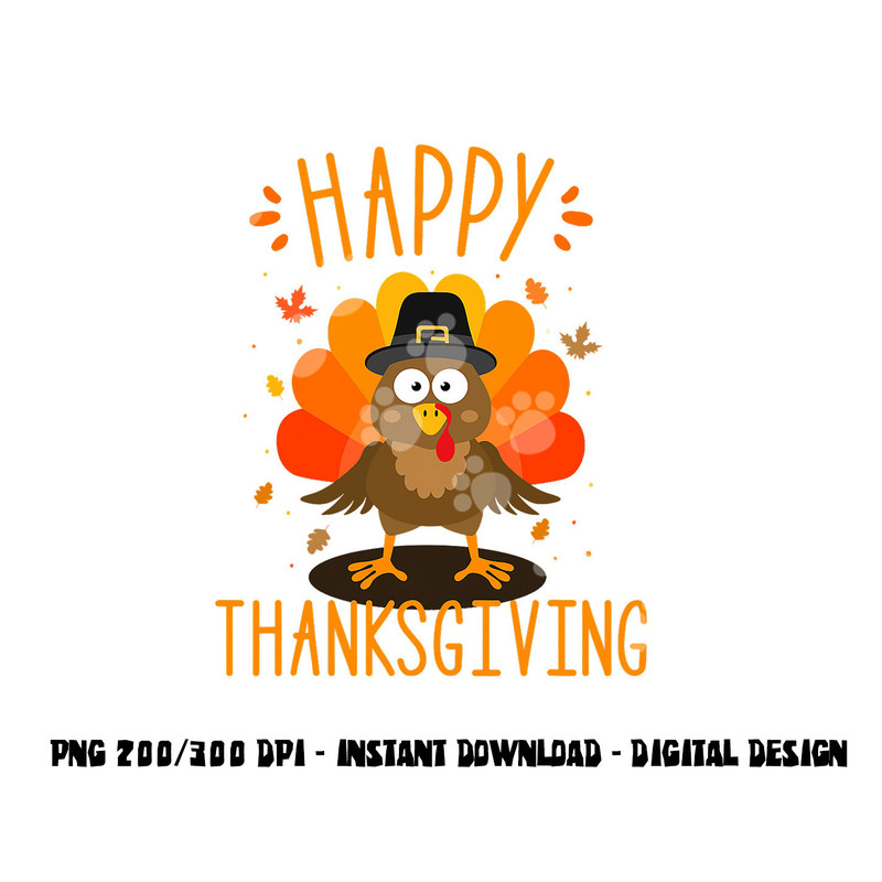Happy thanksgiving for turkey day family dinner png, sublimation copy.jpg