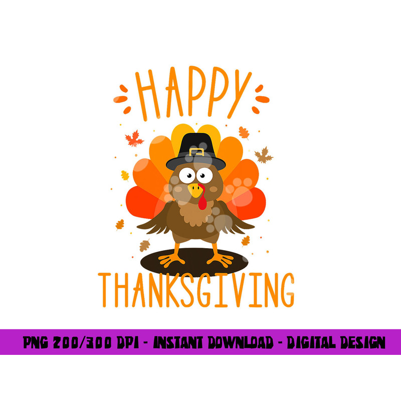 Happy thanksgiving for turkey day family dinner png, sublimation copy.jpg