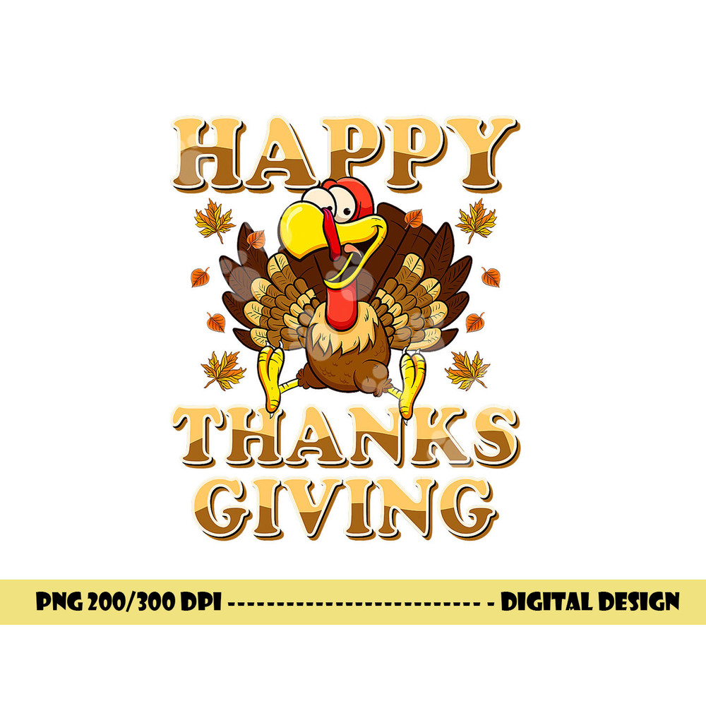 Happy Thanksgiving Shirt For Boys Girls Kids Turkey Day Gift png, sublimation copy.jpg