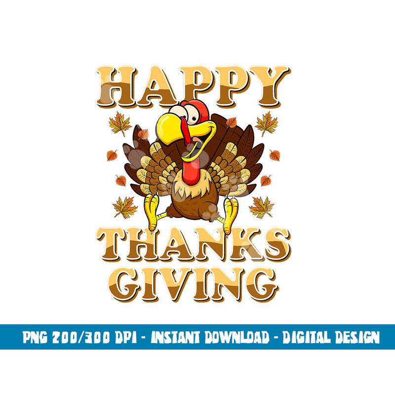 Happy Thanksgiving Shirt For Boys Girls Kids Turkey Day Gift png, sublimation copy.jpg