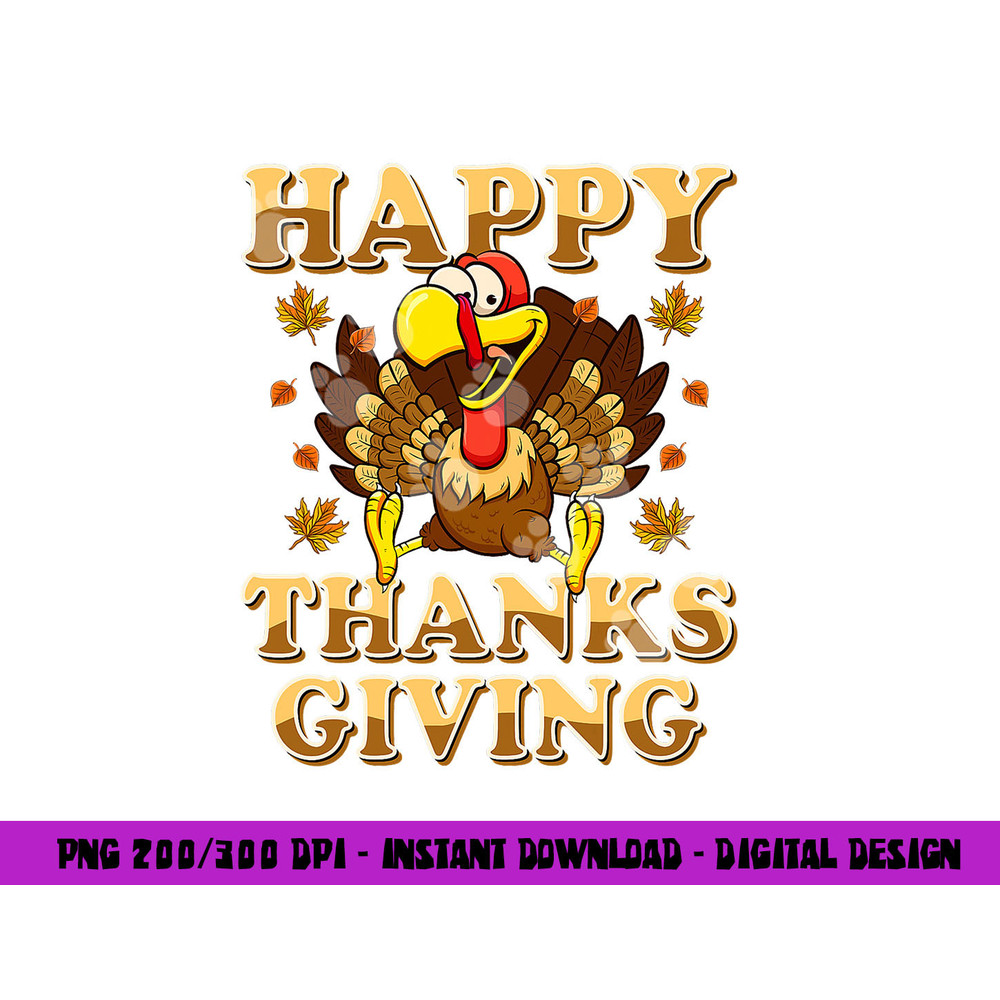 Happy Thanksgiving Shirt For Boys Girls Kids Turkey Day Gift png, sublimation copy.jpg