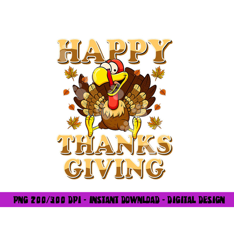 Happy Thanksgiving Shirt For Boys Girls Kids Turkey Day Gift png, sublimation copy.jpg