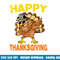 Happy Thanksgiving Shirts for Boys Girls Kids Pilgrim Turkey png, sublimation copy.jpg