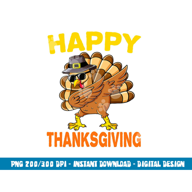 Happy Thanksgiving Shirts for Boys Girls Kids Pilgrim Turkey png, sublimation copy.jpg