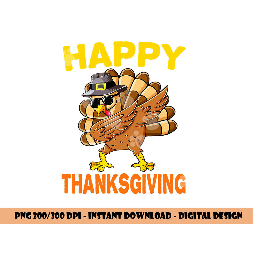 Happy Thanksgiving Shirts for Boys Girls Kids Pilgrim Turkey png, sublimation copy.jpg