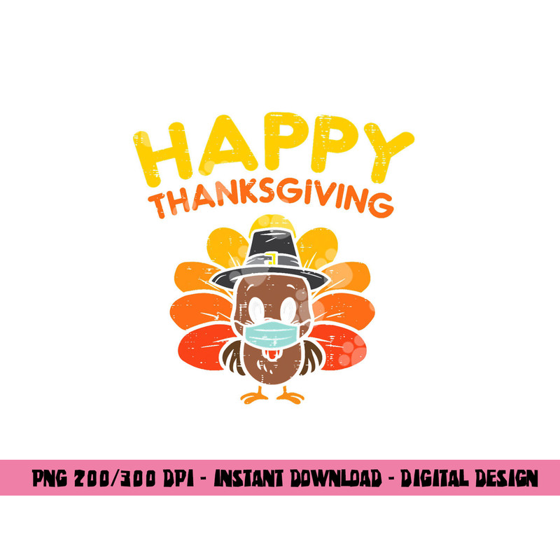 Happy Thanksgiving Turkey Face Mask Funny Quarantine Gift png, sublimation copy.jpg