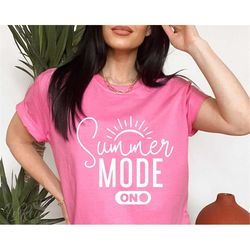 summer mode svg png, summer vibes svg, summer shirt svg, beach life svg, summer svg, vacation svg, cut files for cricut