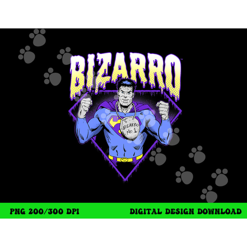 DC Comics Halloween Bizarro Purple Drip png,sublimation copy.jpg