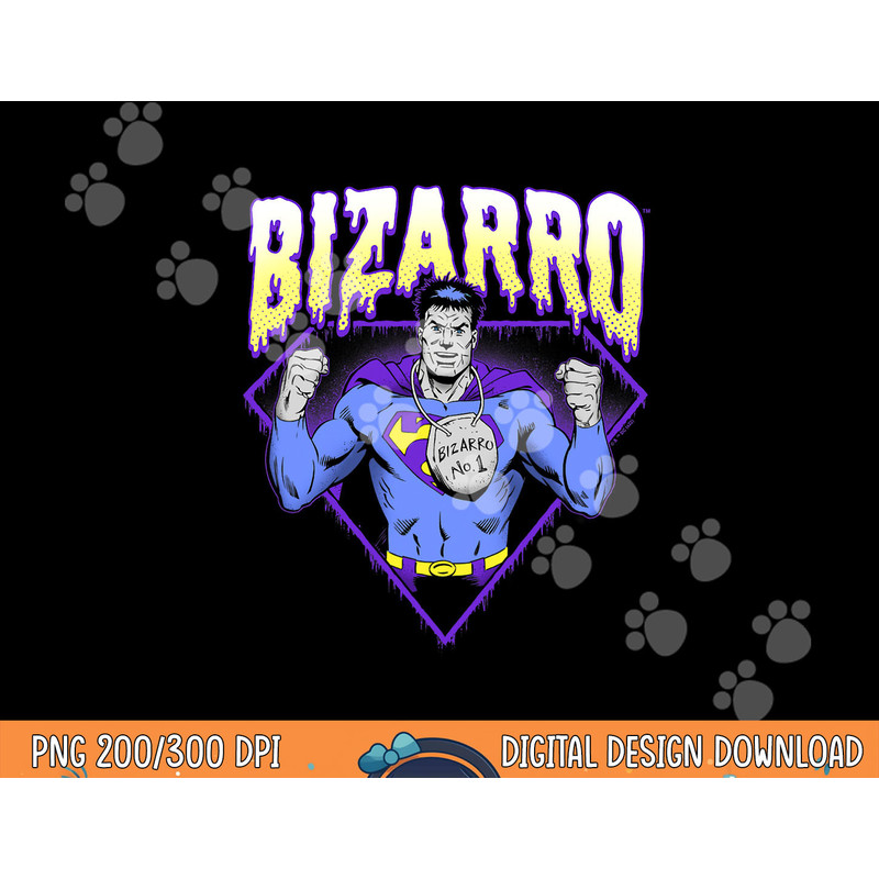 DC Comics Halloween Bizarro Purple Drip png,sublimation copy.jpg