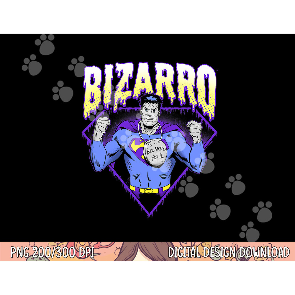 DC Comics Halloween Bizarro Purple Drip png,sublimation copy.jpg