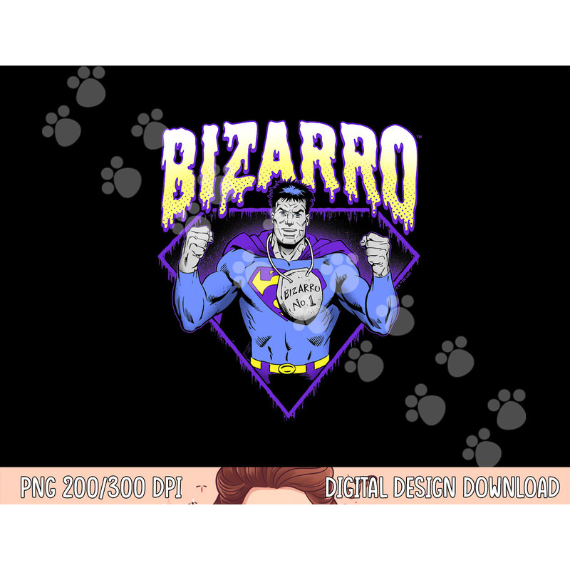 DC Comics Halloween Bizarro Purple Drip png,sublimation copy.jpg