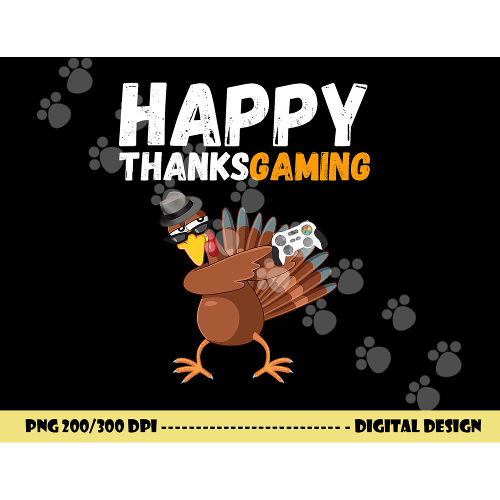 Happy Thanksgiving Video Game Dabbing Turkey Pilgrim Boy png, sublimation copy.jpg