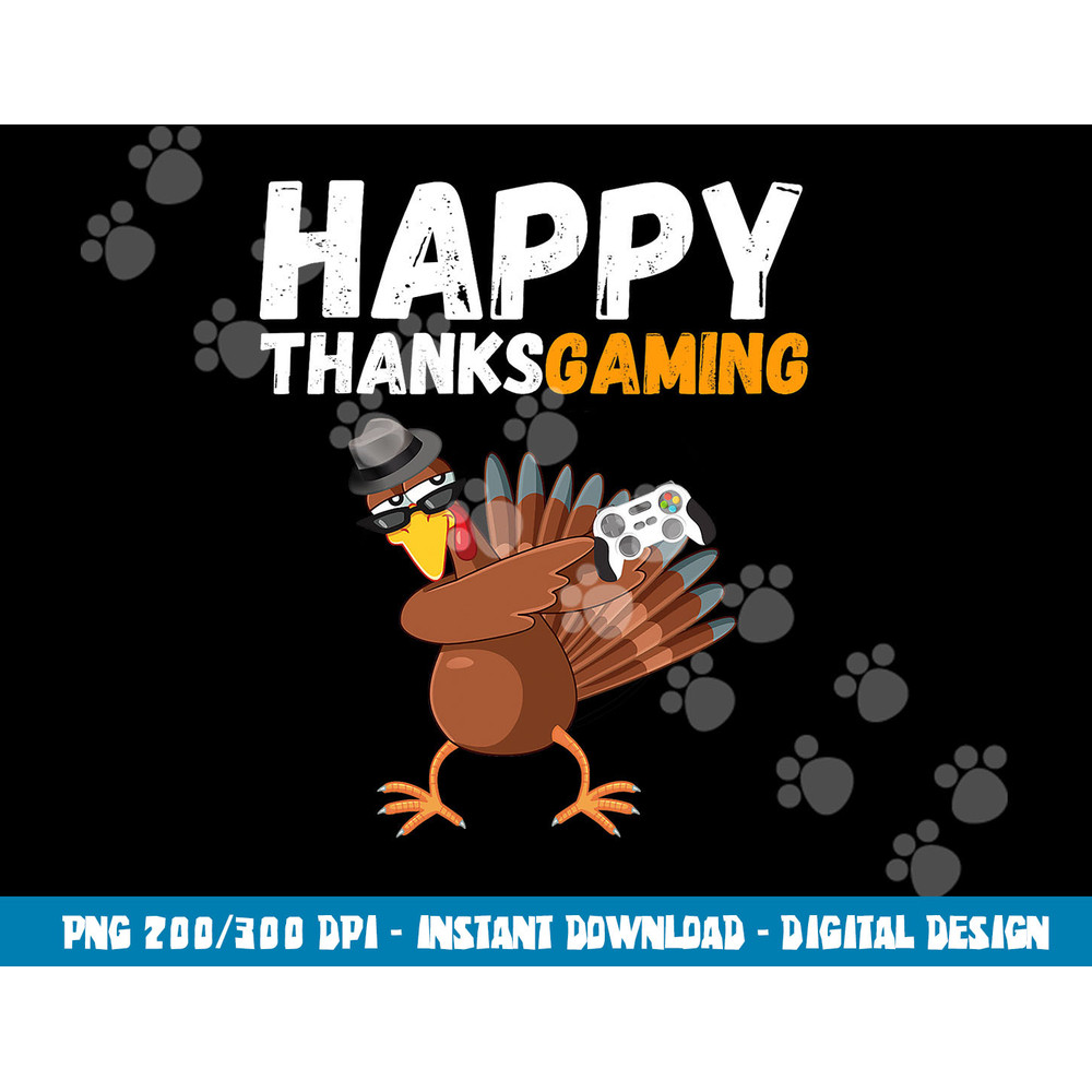 Happy Thanksgiving Video Game Dabbing Turkey Pilgrim Boy png, sublimation copy.jpg