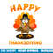 Happy thanksgiving with cute turkey for holiday season png, sublimation copy.jpg