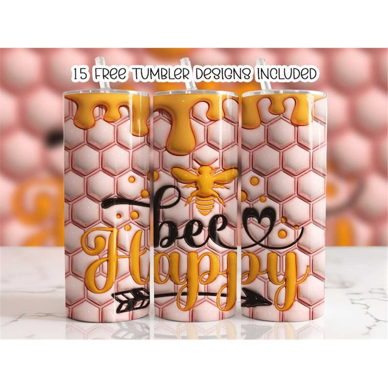 MR-28202318157-3d-inflated-bee-happy-tumbler-wrap-design-bee-honeycomb-image-1.jpg