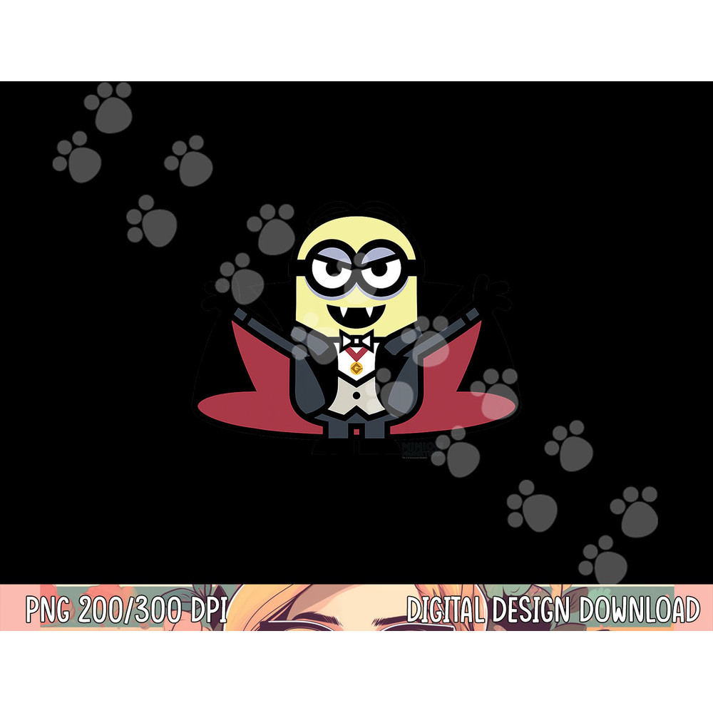 Despicable Me Dracula Halloween Monster Graphic png, sublimation copy.jpg