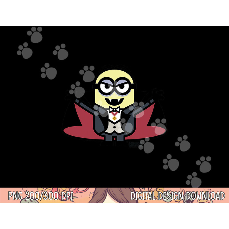 Despicable Me Dracula Halloween Monster Graphic png, sublimation copy.jpg