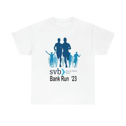 svb silicon valley bank run '23 funny meme t-shirt