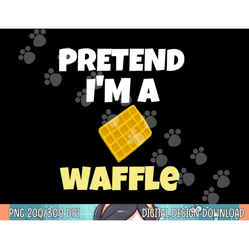 Pretend I m A Waffle Halloween Costume png, sublimation.jpg