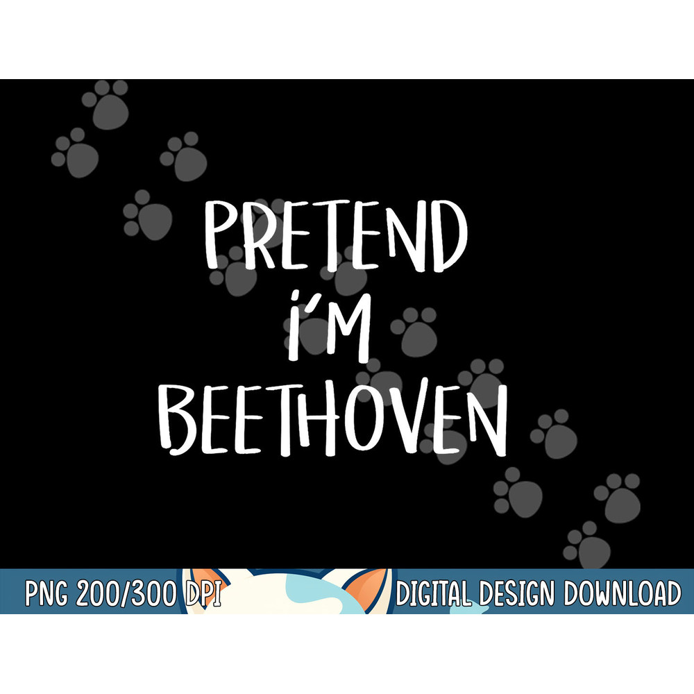 Pretend I m Beethoven Costume Funny Music Halloween Party png, sublimation copy.jpg