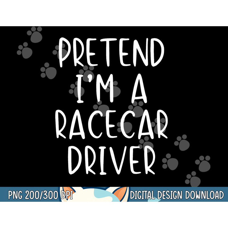 Pretend Race Car Driver Costume Halloween Lazy Easy RaceCar png, sublimation copy.jpg