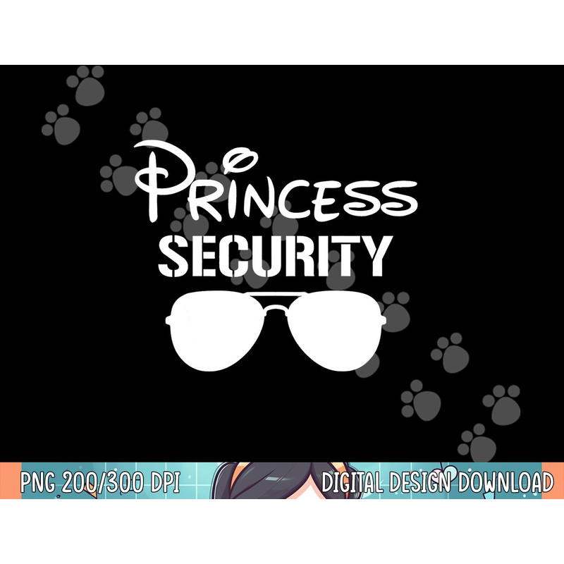 Princess Security Halloween Costume Dad Men Matching Easy png, sublimation.jpg
