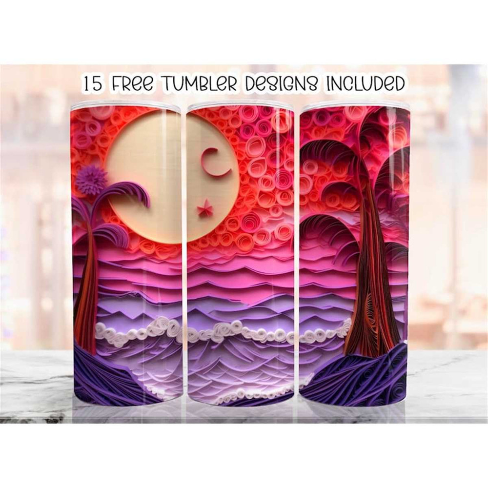 MR-282023212345-3d-beach-sunset-pink-purple-tumbler-wrap-20-oz-skinny-tumbler-image-1.jpg