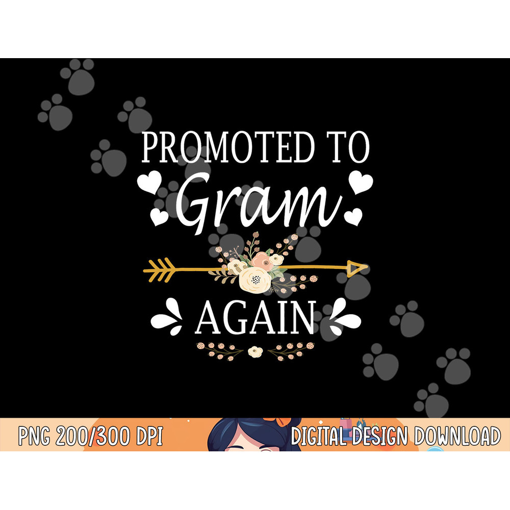 Promoted To Gram Again Shirt Mothers Day Gifts png,sublimation copy.jpg
