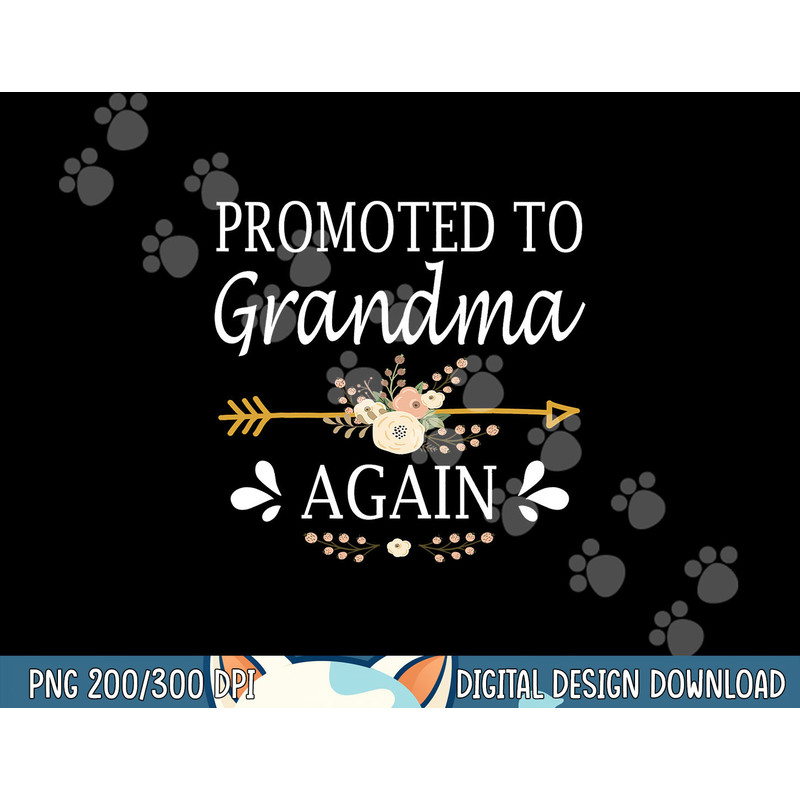 Promoted To Grandma Again Shirt Mothers Day Gifts png, sublimation copy.jpg