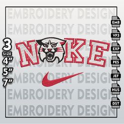 NCAA Embroidery Files, Nike Davidson Wildcats Embroidery Designs, Machine Embroidery Files, NCAA Davidson Wildcats
