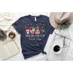 these are a few of my favorite things disney christmas shirt, disney snacks shirt christmas castle shirt.
