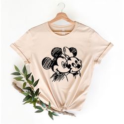 Retro Mickey And Minnie Shirts, Unisex Disney Shirt, Retro Disney Shirt, Unisex Disneyworld Shirt, Family Vacation Shirt