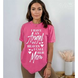 i have an angel in heaven i call her mom svg png eps, mom angel svg, mom memorial svg, cricut silhouette