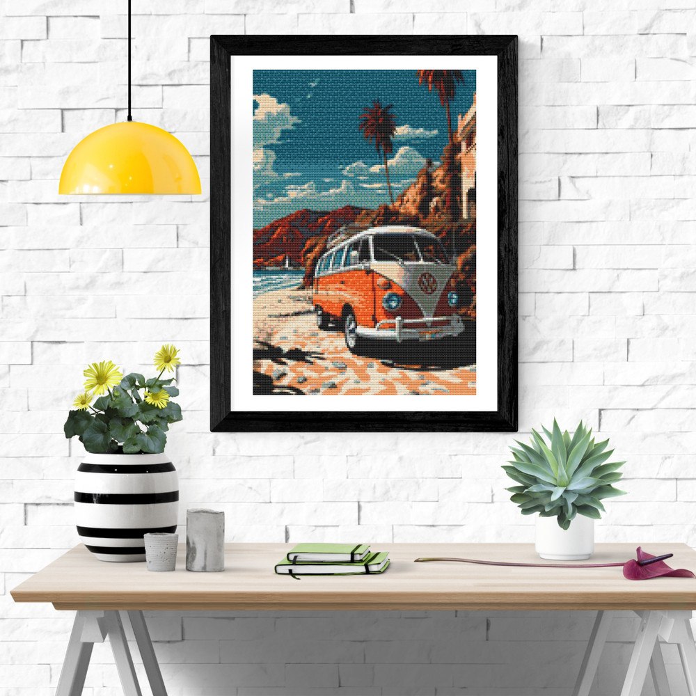 White Brick Wall Mockup Frame Quote Instagram Post.png