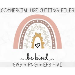 rainbow svg, boho rainbow svg, boho rainbow svg cut file, rainbow clipart, rainbow baby svg, cricut and silhouette