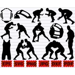 wrestling silhouette | wrestling cut file | wrestler svg | mma svg | martial arts svg | arm wrestling svg | wrestler sil