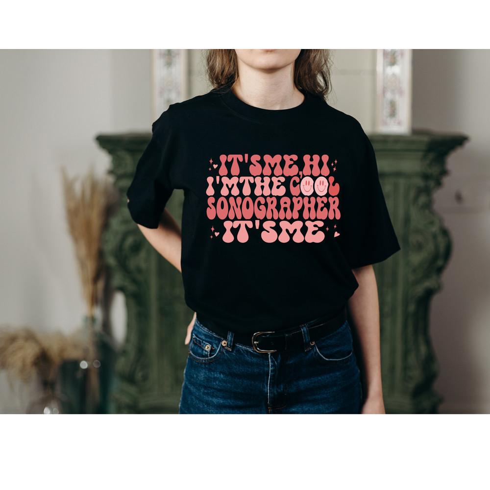 It's Me Hi I'm The Cool Sonographer Png,Ultrasound Tech Svg,Sonography Crewneck,Sonographer Shirt Png,Ultrasound Svg,Cardiac Sonographer Svg - 2.jpg
