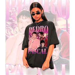 retro pedro pascal shirt-pedro pascal crewneck,pedro pascal sweatshirt,pedro pascal hoodie,pedro pascal 90s shirt,pedro