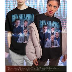 ben shapiro vintage shirt, ben shapiro homage tshirt, ben shapiro fan tees, ben shapiro retro 90s sweater, ben shapiro m