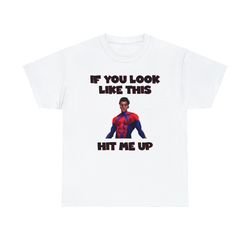 spider-man 2099 miguel o'hara if you look like this hit me up shirt