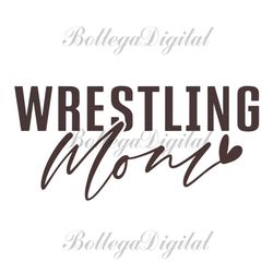 wrestling mom sihouette svg, mothers day svg, momlife svg, mom svg
