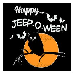 happy jeep o ween svg, halloween svg, jeep svg, owl svg