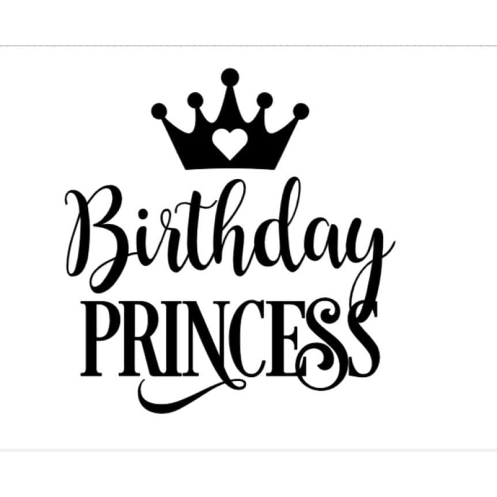 BIrthday Princess SVG - Birthday SVG - Crown svg - Birthday t shirt - Cricut files - cut files - Digital Download - Instant Download - 1.jpg