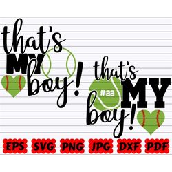 that's my boy svg | my boy svg | boy svg | boy mom svg | mama's little man svg | baby boy svg | tennis cut file | tennis