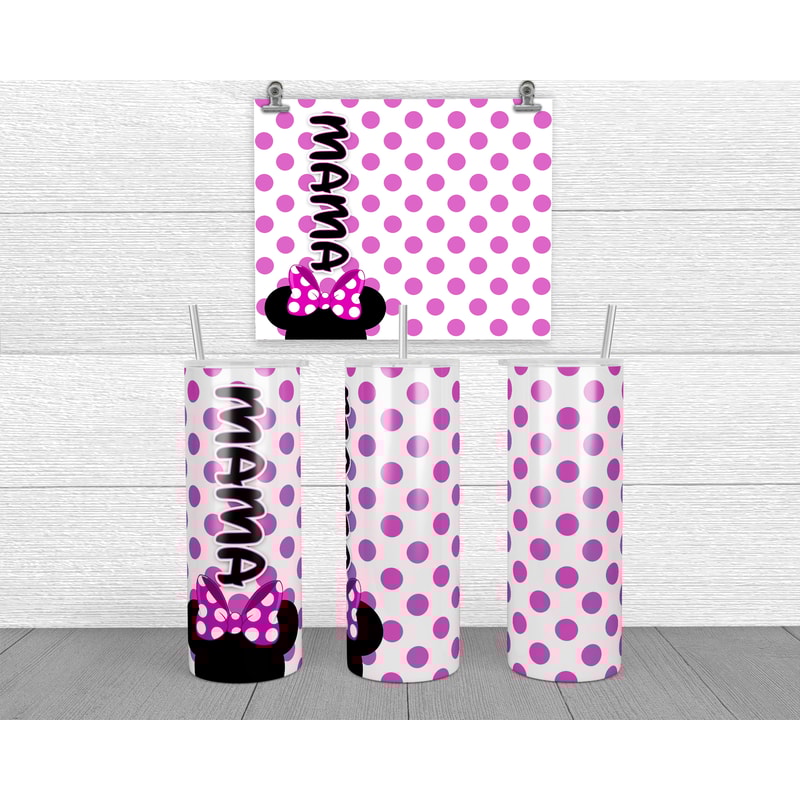 Mama - Minnie Mouse Pink Dots Mockup.png